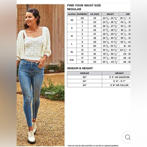 Signature Levi High Rise Jeggings 7 28W Light Wash - Picture 6 of 9